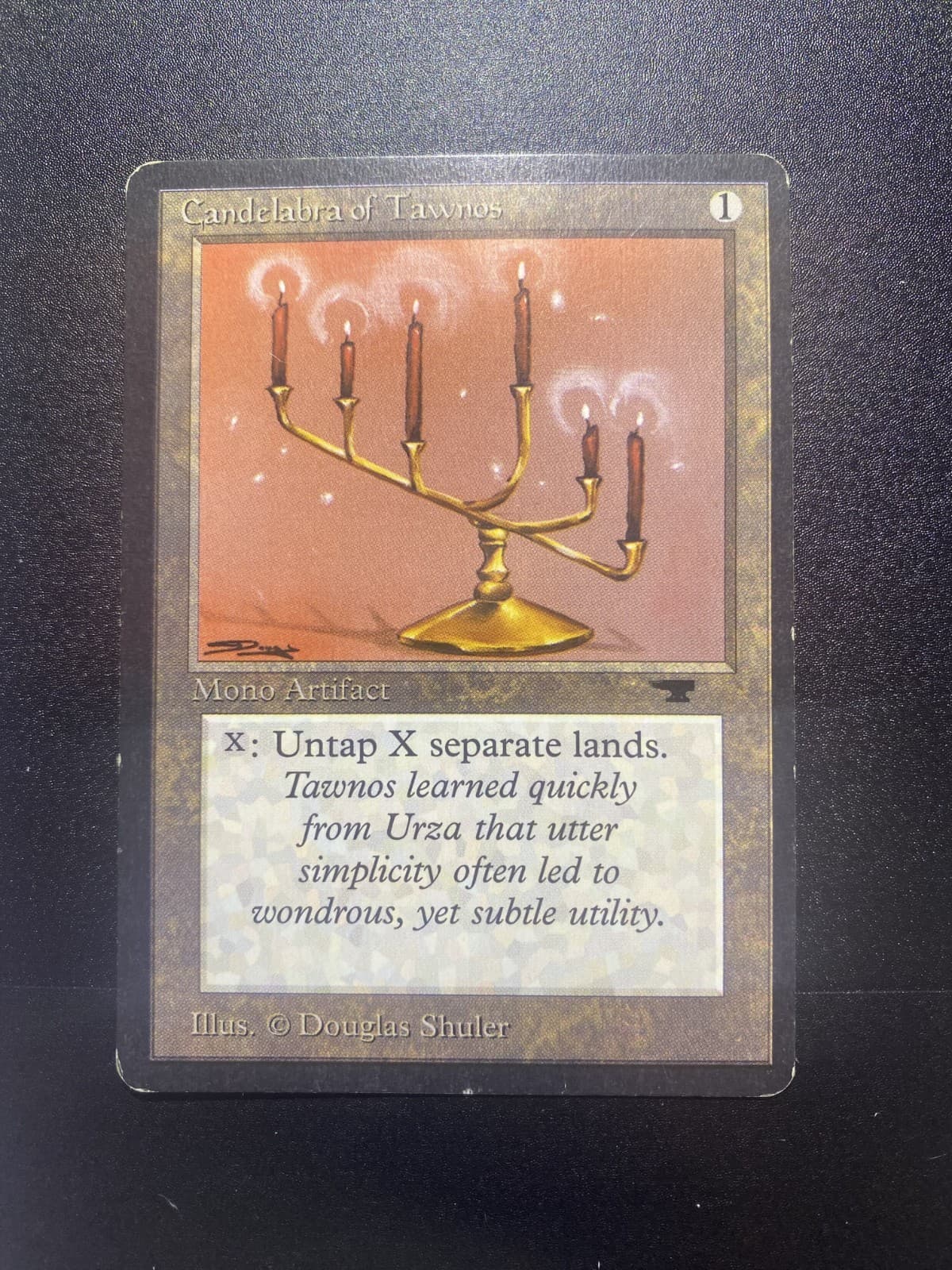 1994 WotC MAGIC Gathering ANTIQUITIES unplayed near mint CANDELABRA OF TAWNOS