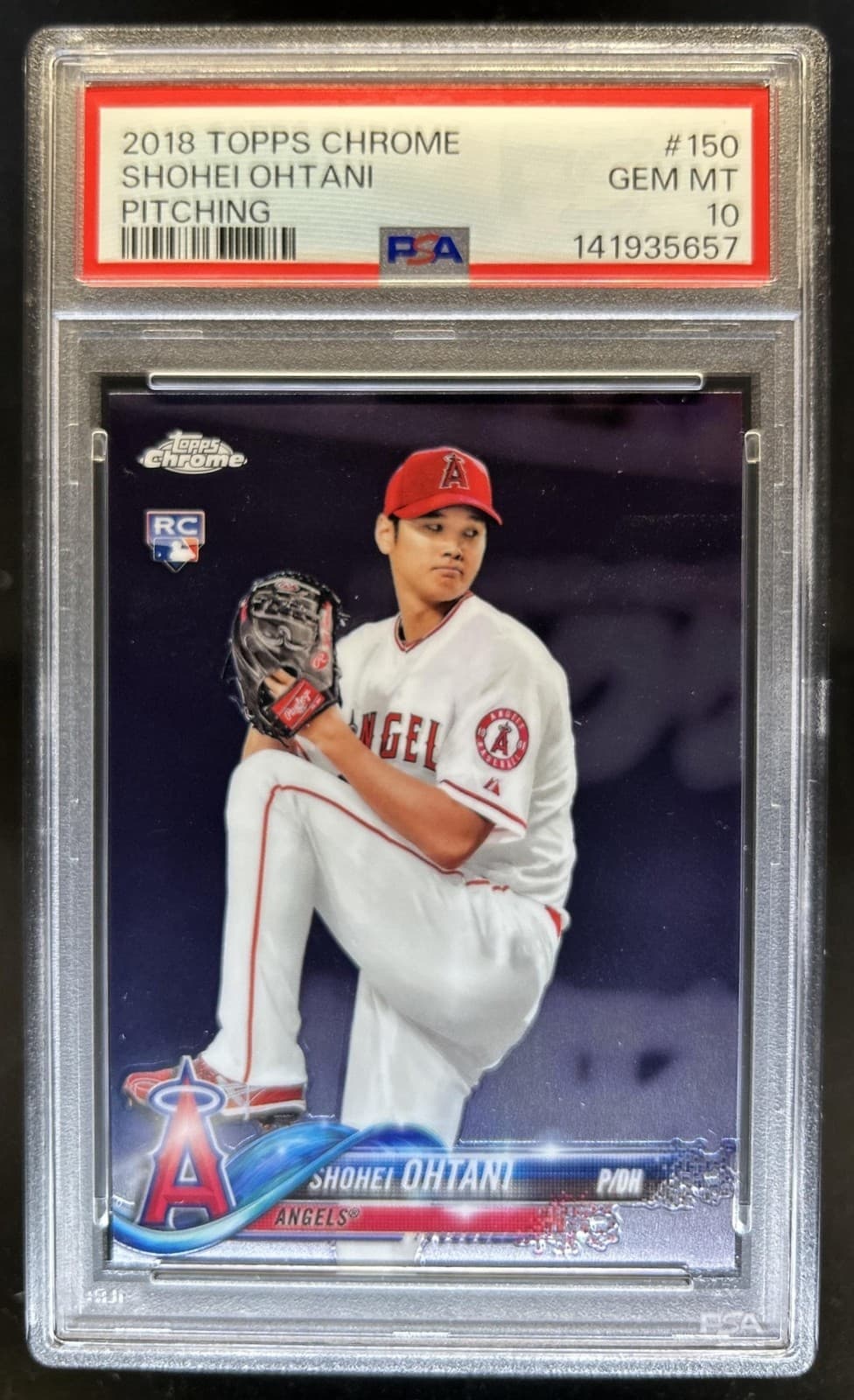 2018 Topps Chrome Shohei Ohtani RC Rookie #150 Angels PSA 10 GEM MINT