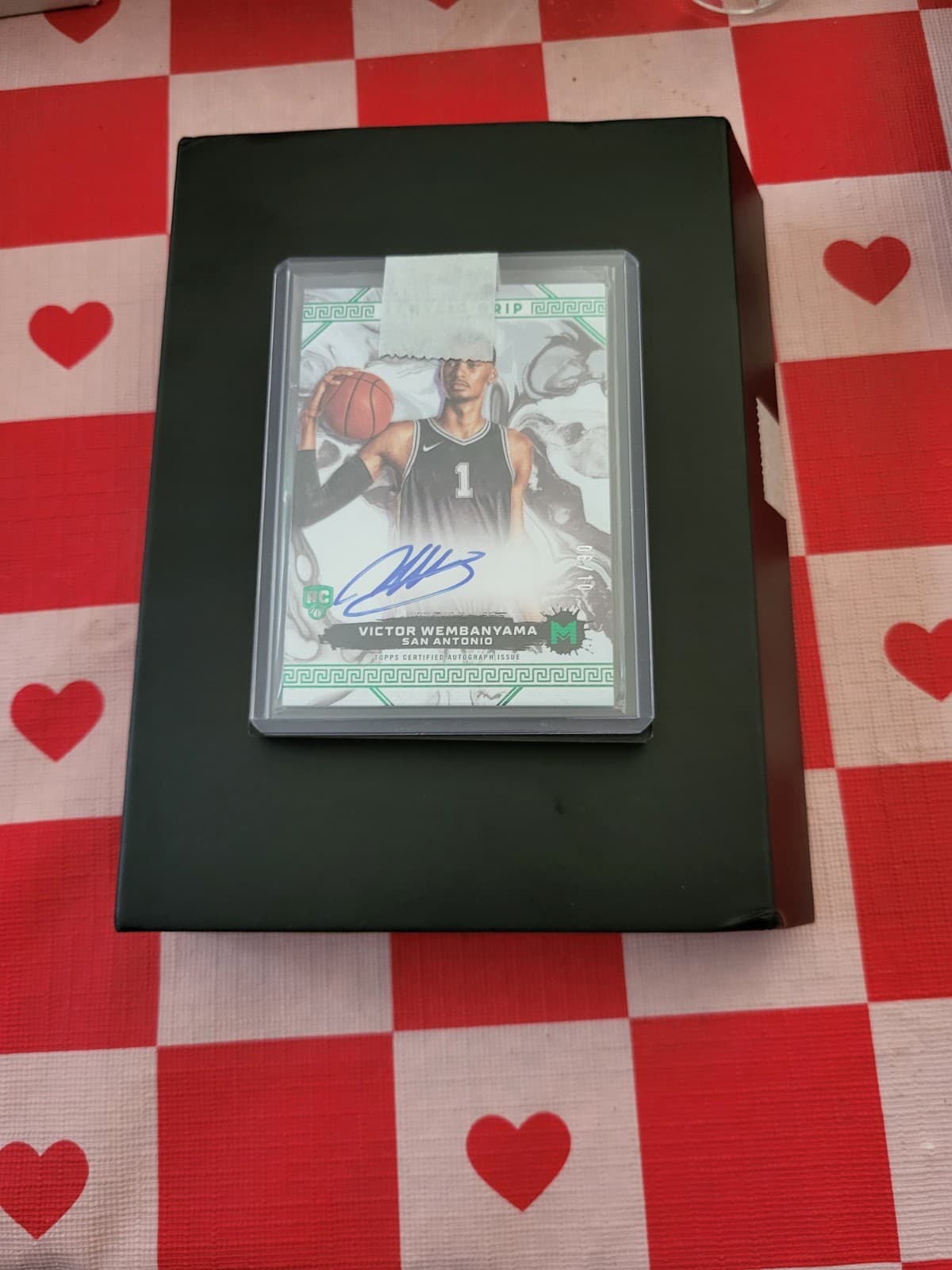 2023-2024 Victor Wembanyama Rookie Auto /10 Topps Motif Acrylic Drip ADA-VW SSP