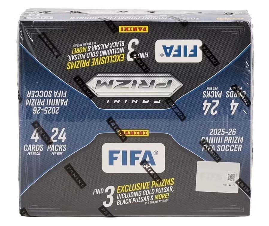 2025-26 Panini Prizm FIFA Soccer Factory Sealed Retail Box 1 Day Sale