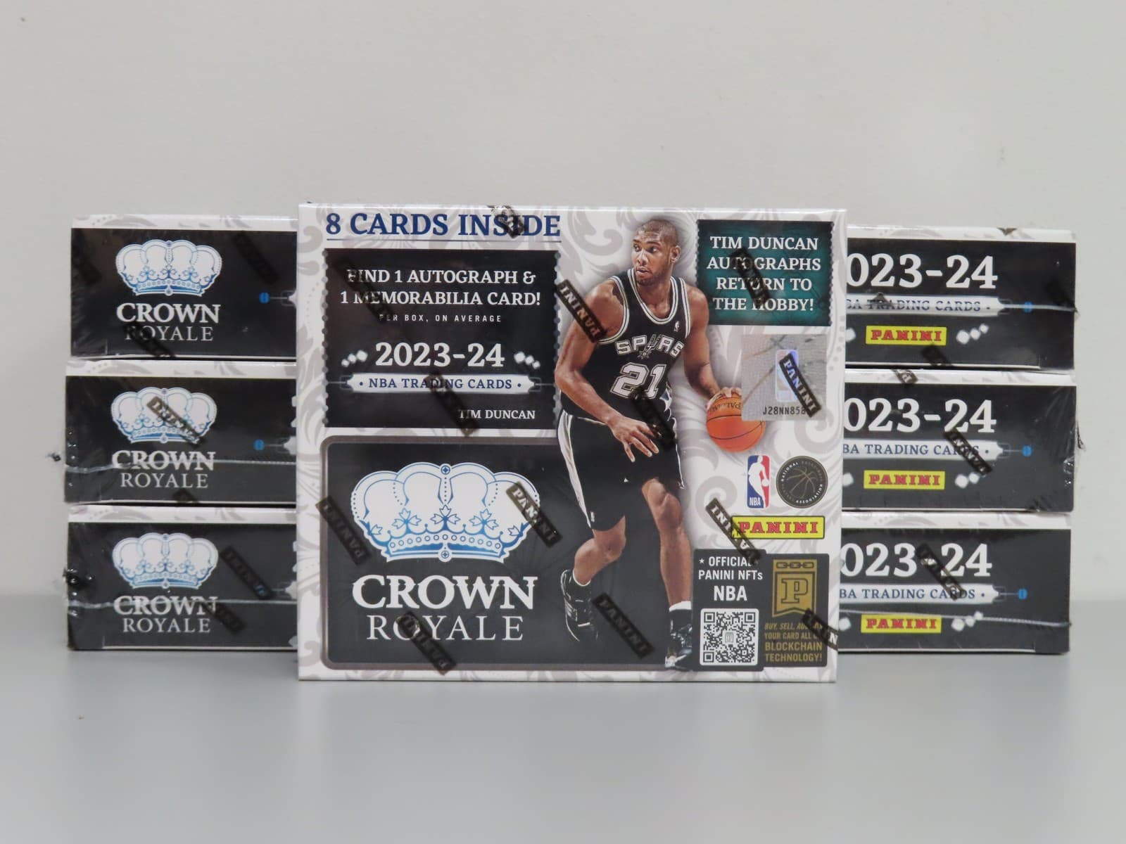 (7) Lot 2023-24 Panini Crown Royale NBA Basketball Factory Sealed Hobby Box