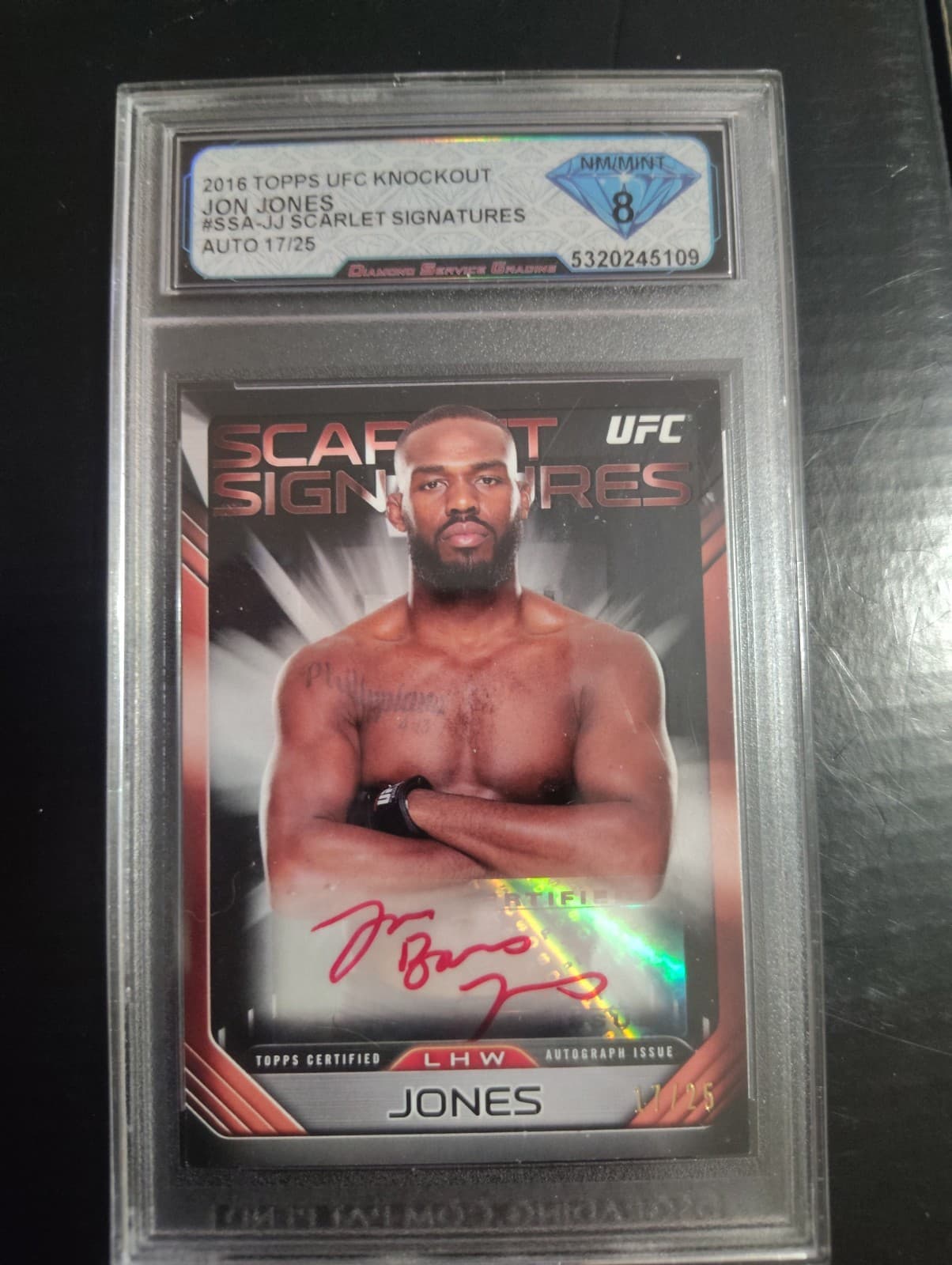 2016 Topps UFC Knockout Scarlet Signatures 🔥 🔥 🔥 17/25