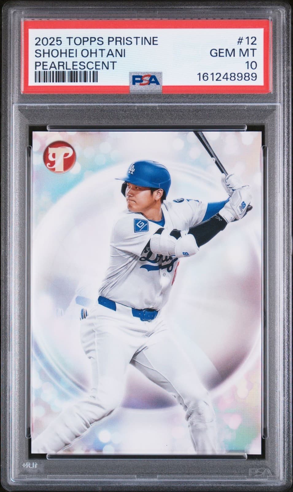 2025 TOPPS PRISTINE PEARLESCENT #12 SHOHEI OHTANI Case Hit SSP LAD