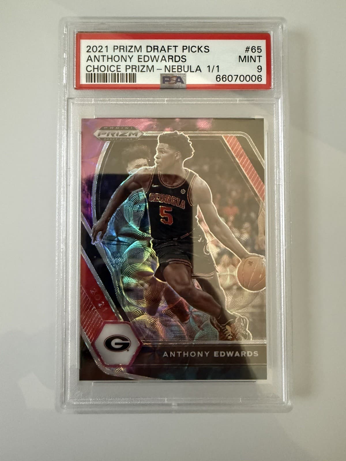 2021 Panini Prizm Draft Picks Anthony Edwards Choice Prism 1/1 Rare 💎 📸 Sale