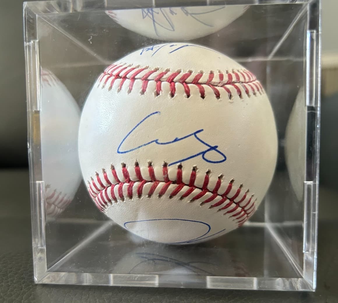 Shohei Ohtani Yoshinobu Yamamoto Roki Sasaki Signed MLB Baseball With COA
