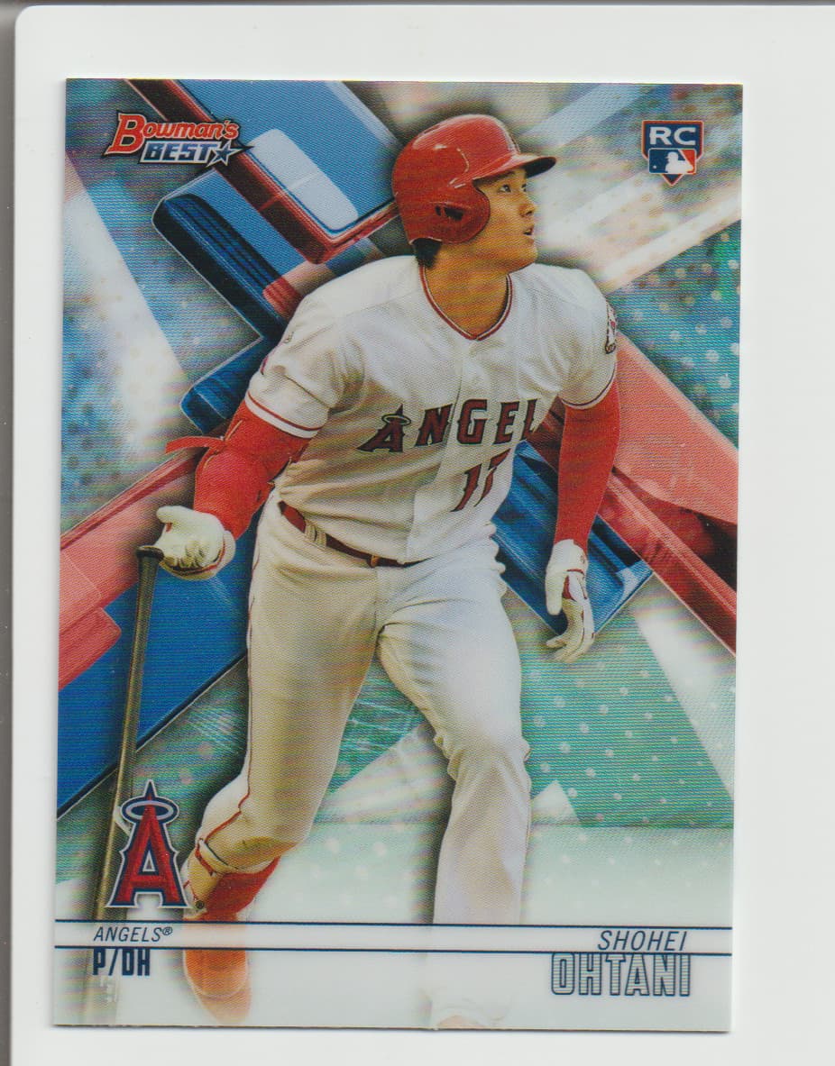 2018 Bowman's Best shohei ohtani refractor rookie card