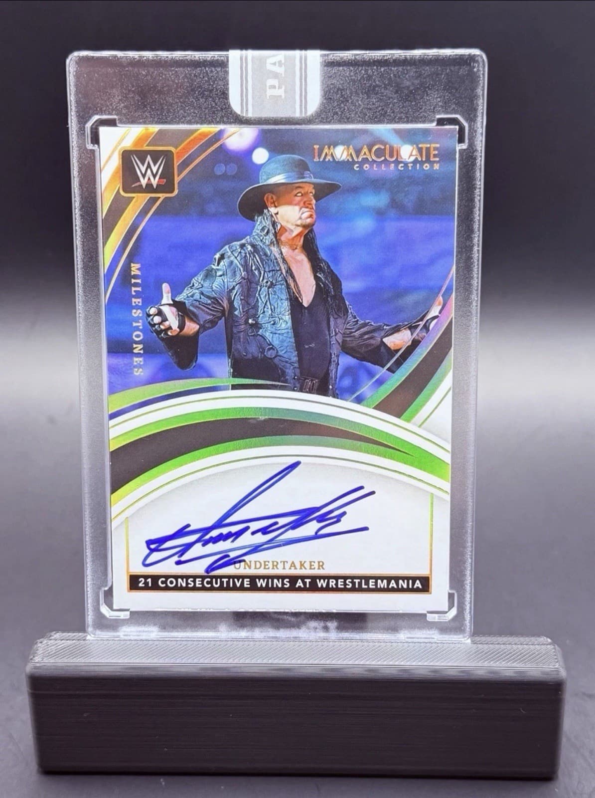 2022 WWE Panini Immaculate UNDERTAKER Milestones Auto 1/1 ð¥