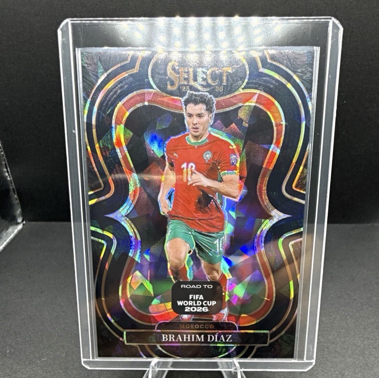 BRAHIM DÍAZ 2025-26 Panini Select FIFA WORLD CUP *BLACK ICE NUMBERED* 1 Of 1