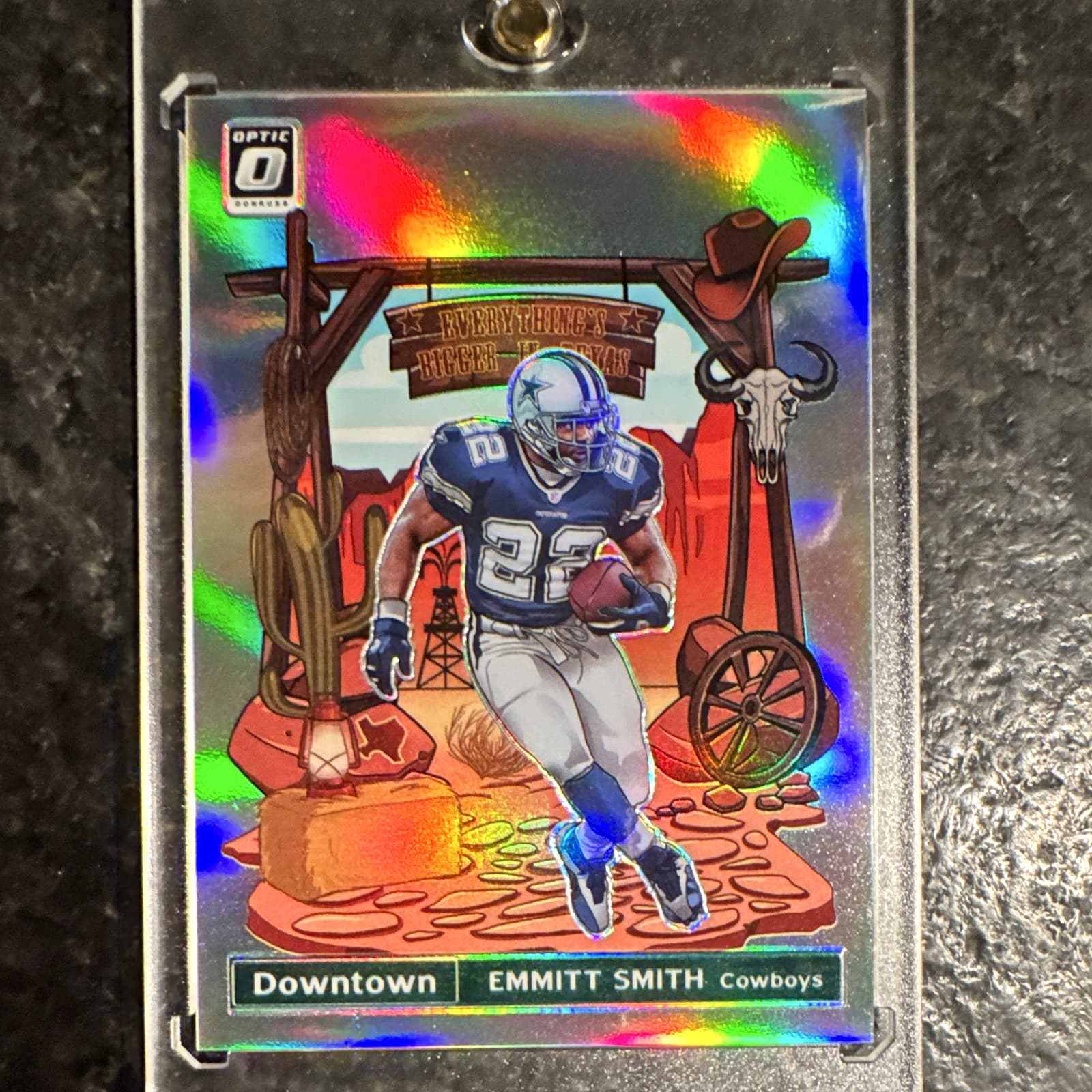 Panini 2020 Donruss Optic Football Downtown Emmitt Smith Cowboys #DT-14