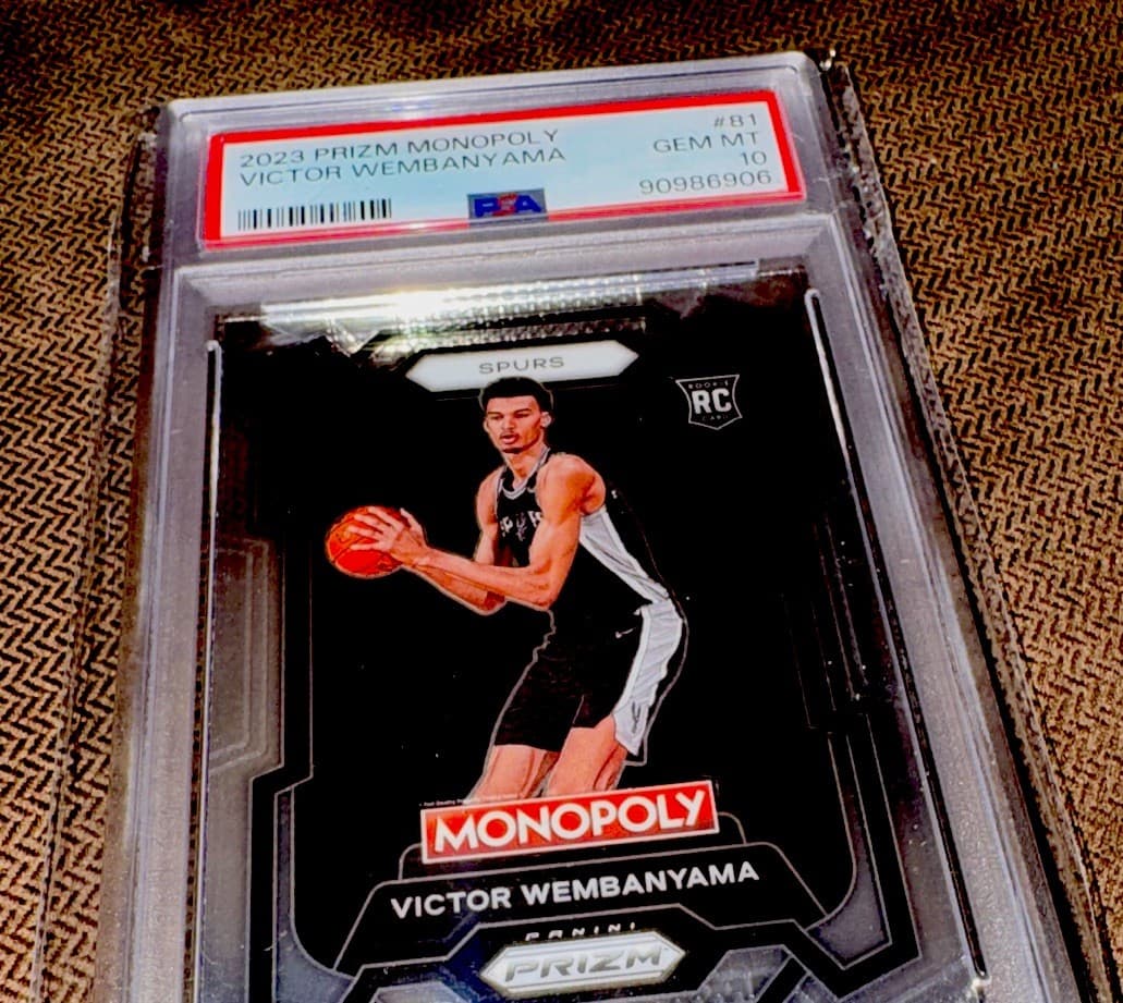 Panini Prizm Monopoly *DarkerShadeMistake* 23-24 V.Wembanyama #81 SilverPrizmRC
