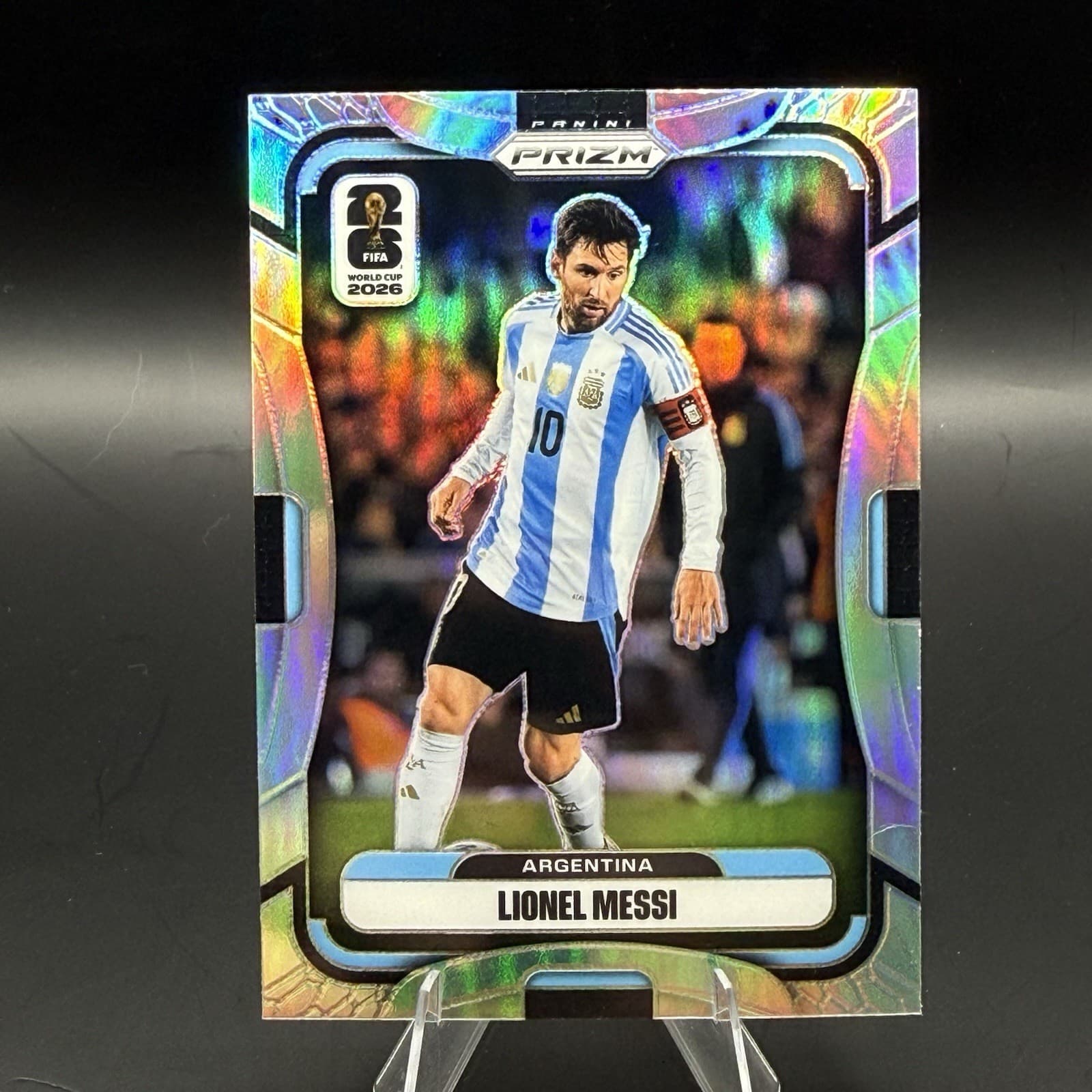 LIONEL MESSI 2026 Prizm FIFA World Cup #10 SILVER PRIZM Argentina