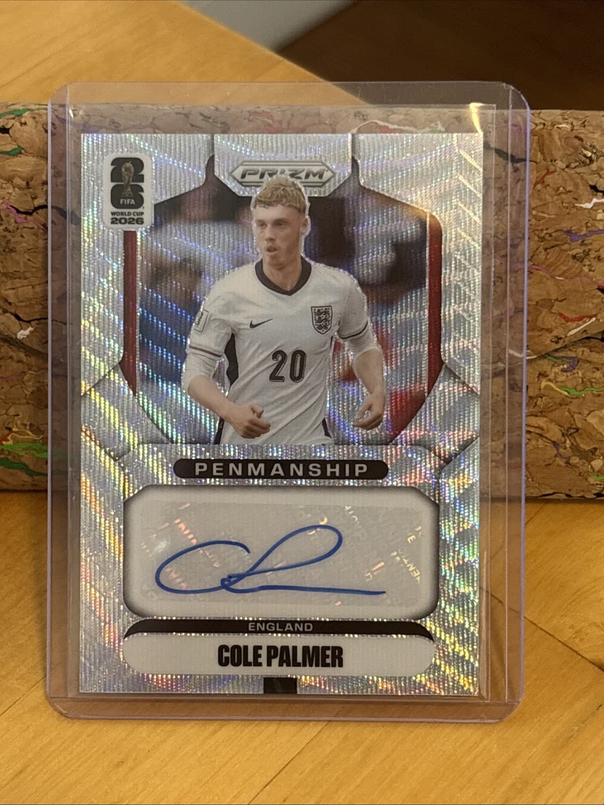 2026 Panini Prizm FIFA World Cup World Cup Penmanship AUTO Cole Palmer WAVE