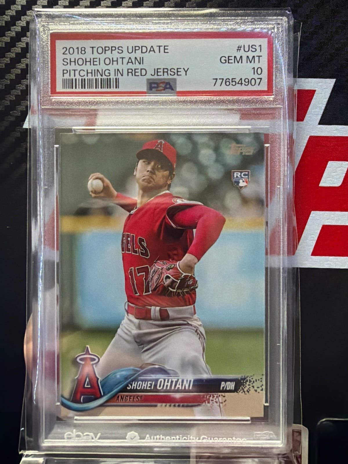 2018 TOPPS UPDATE #US1 SHOHEI OHTANI ROOKIE RC PSA 10