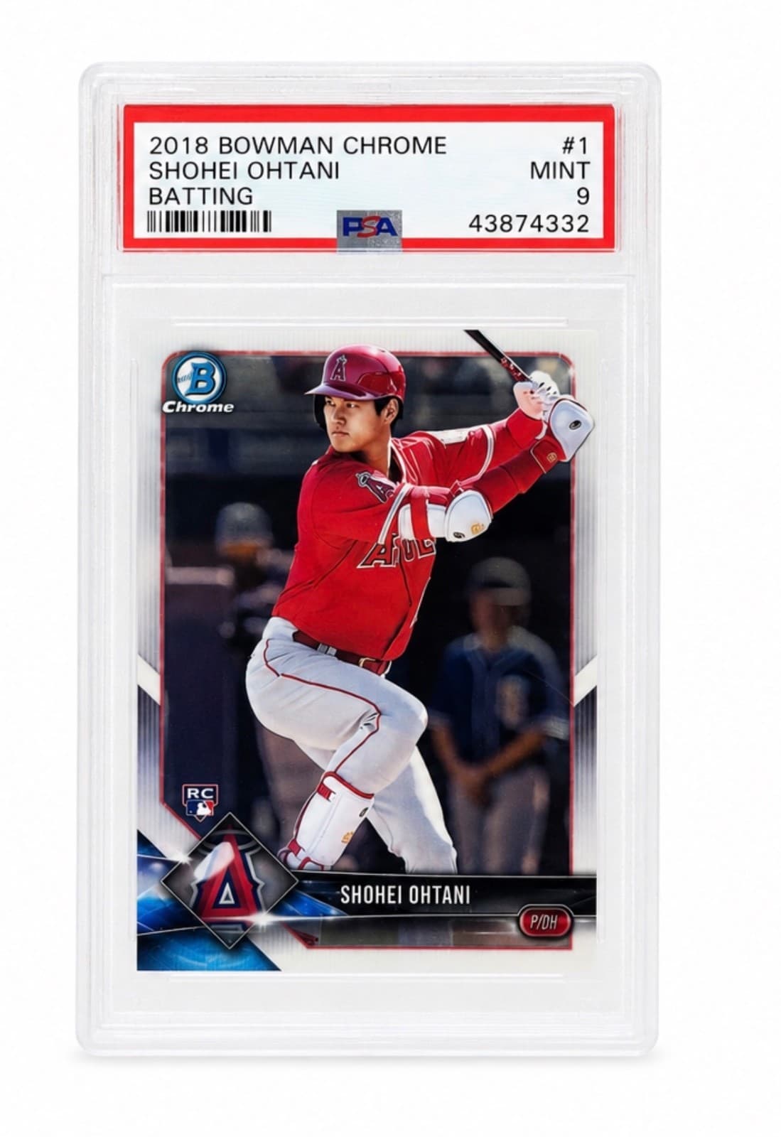 2018 Bowman Chrome Shohei Ohtani PSA 9