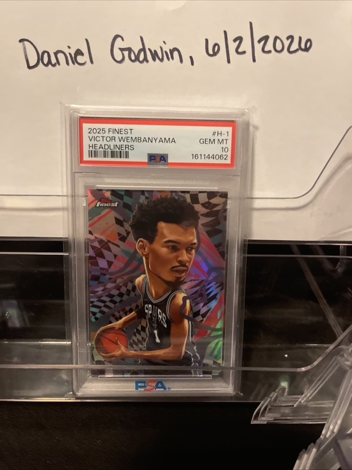 2025-26 Topps Finest - Headliners Victor Wembanyama #H-1 PSA 10
