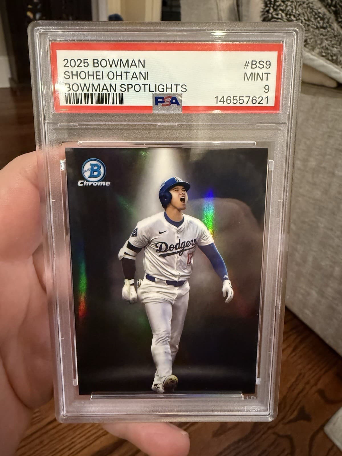 2025 Bowman Bowman Spotlights #BS9 Shohei Ohtani Bowman Spotlights PSA 9