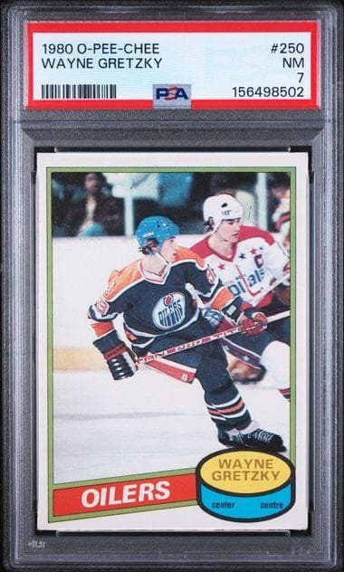 1980 O-Pee-Chee Wayne Gretzky #250 PSA 7