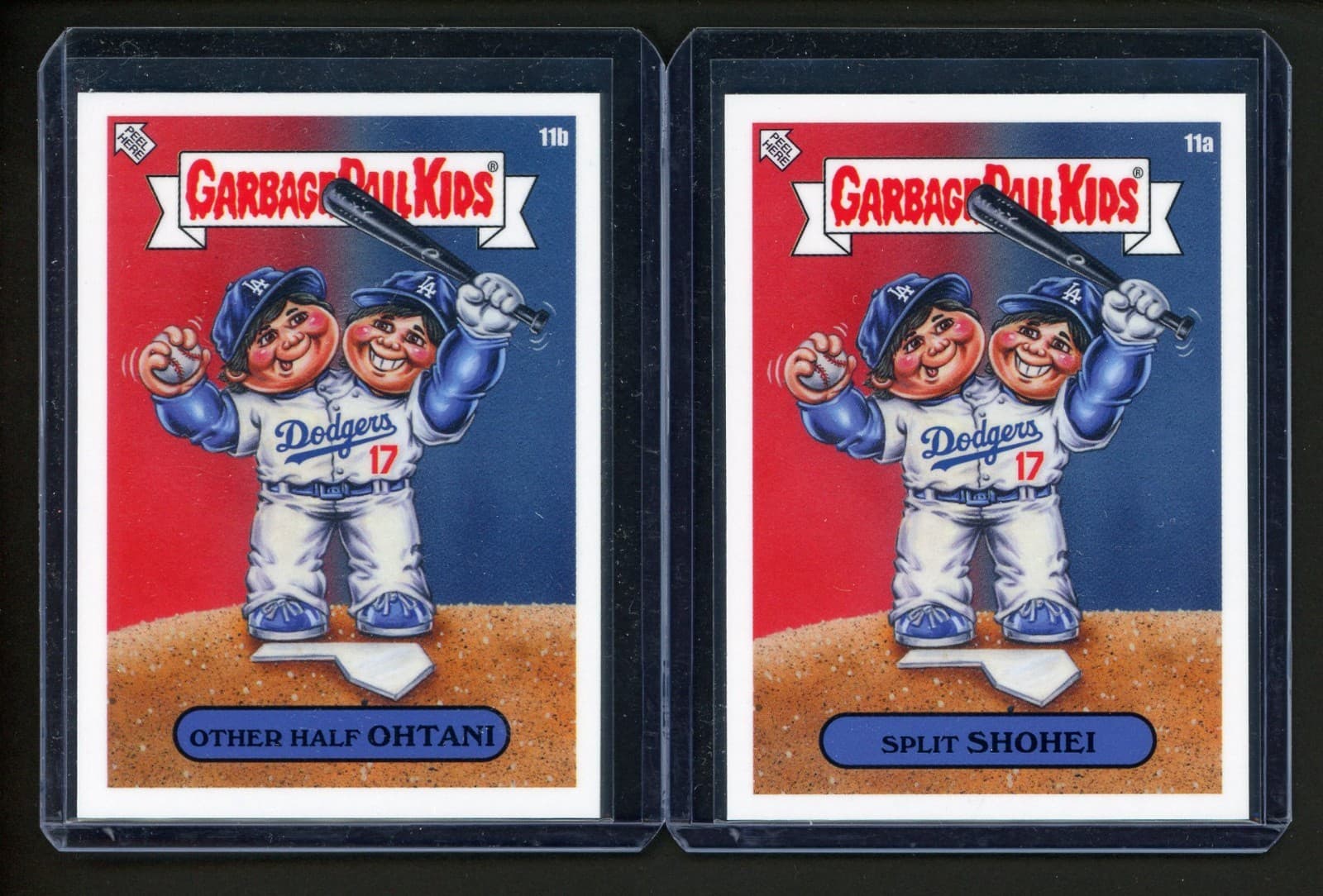 2023 Topps MLB x GPK Complete A & B Set 50 Cards Garbage Pail Kids w/ OHTANI