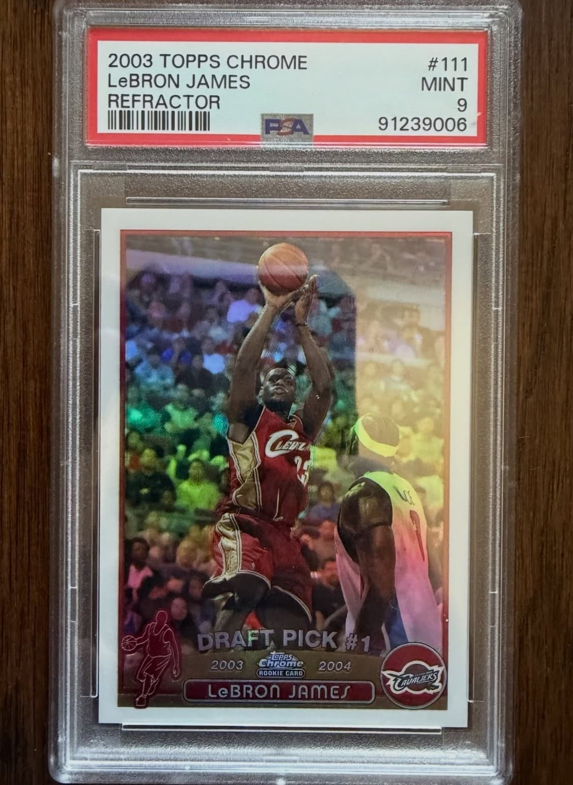 2003-04 Topps Chrome - LeBron James #111 Refractor (RC)