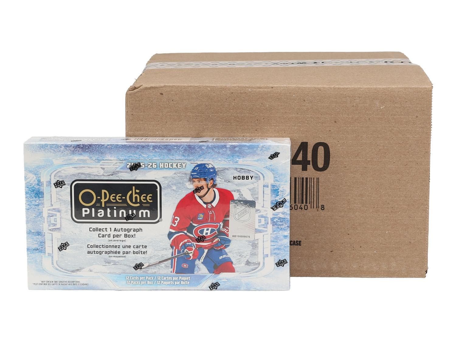 2025/26 UPPER DECK O-PEE-CHEE PLATINUM HOCKEY HOBBY 8-BOX CASE