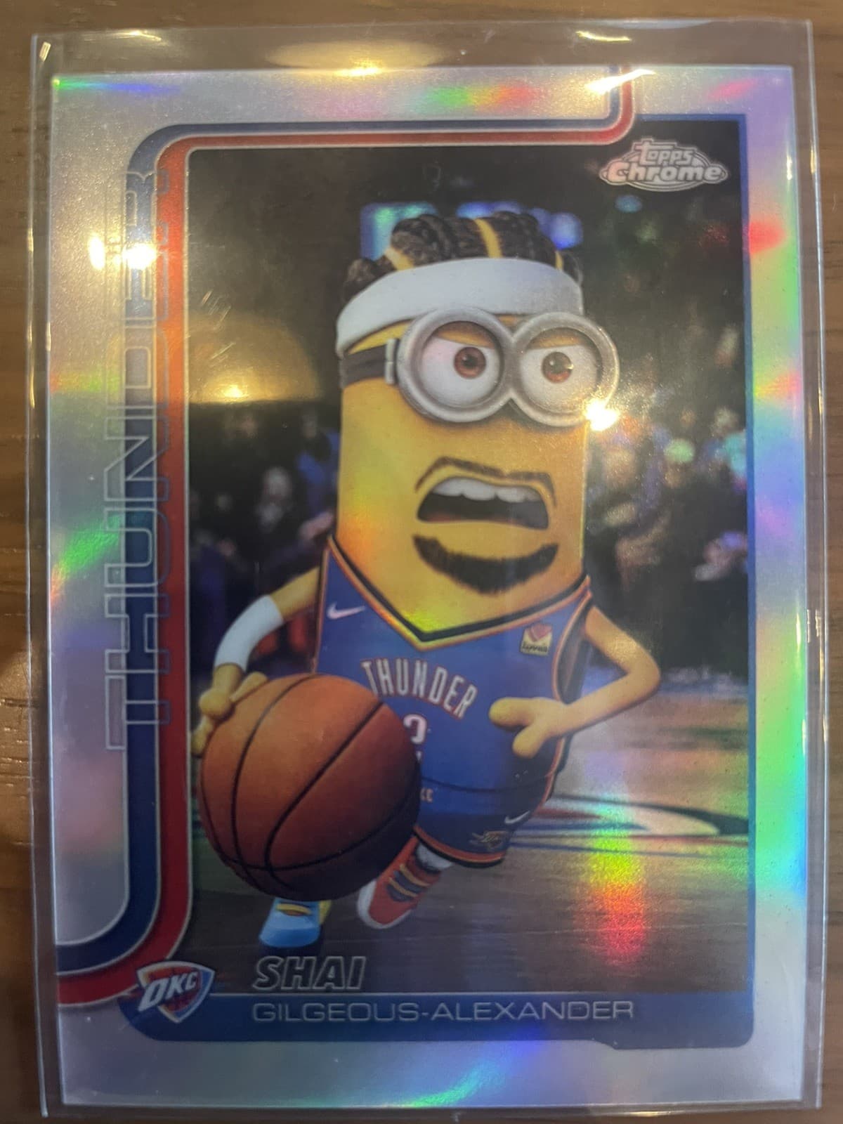 2025-26 Topps Chrome Update Basketball Shai Gilgeous-Alexander Minion Refractor