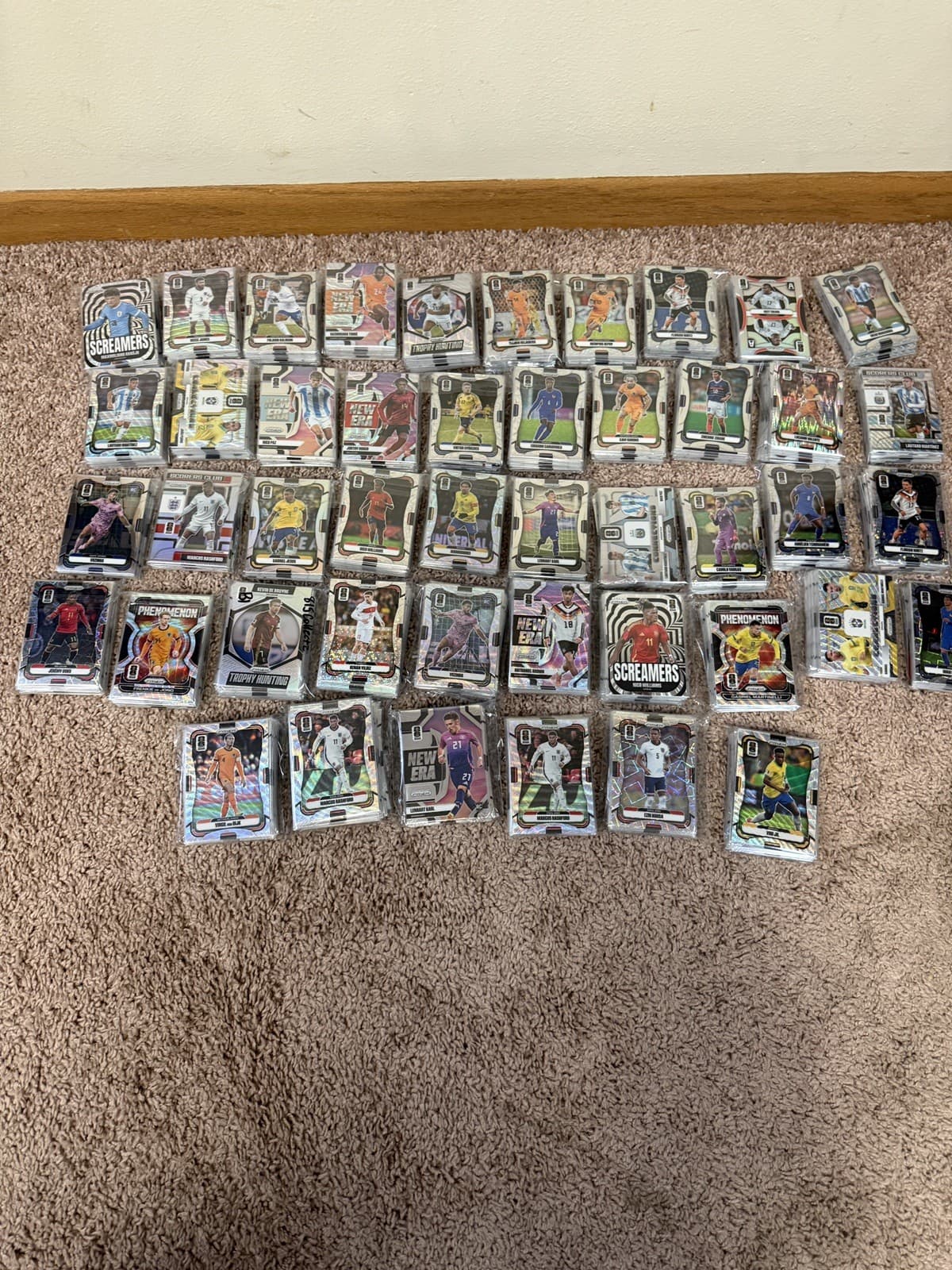 2026 Panini Prizm FIFA World Cup Lot of 1200 Bulk Base Inserts Silver RC Legend