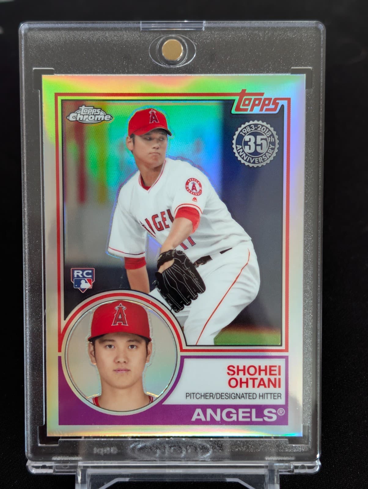 2018 Topps Chrome - 1983 Topps Refractor Shohei Ohtani #83T-6 (RC)