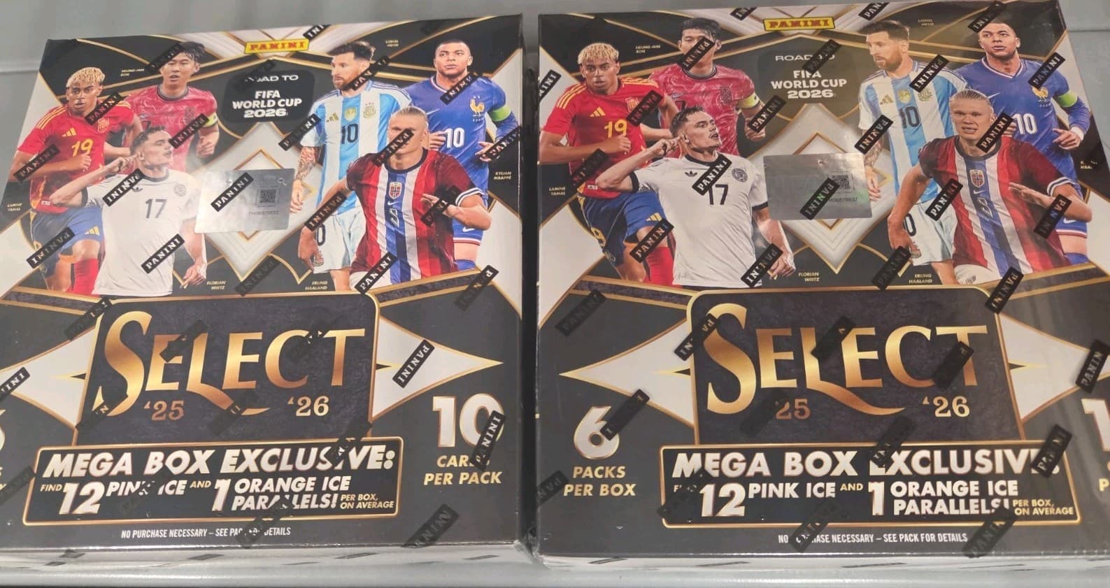2025-26 Select Fifa World Cup Mega Box, 2 Lot