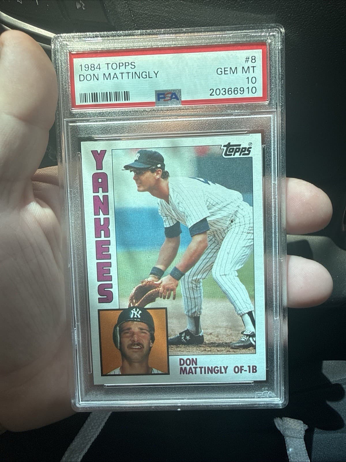 1984 Topps Don Mattingly Rookie Card #8 PSA 10