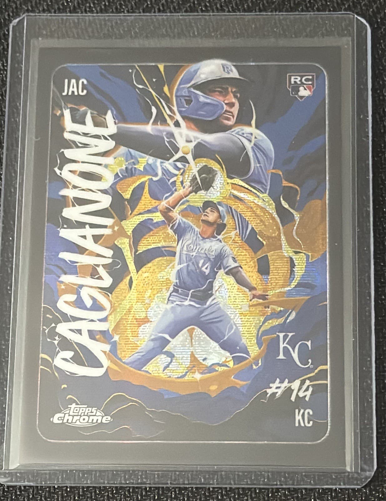 2026 Topps Chrome Jac Caglianone Royals Rookie SSP ULTRA VIOLET UV-12