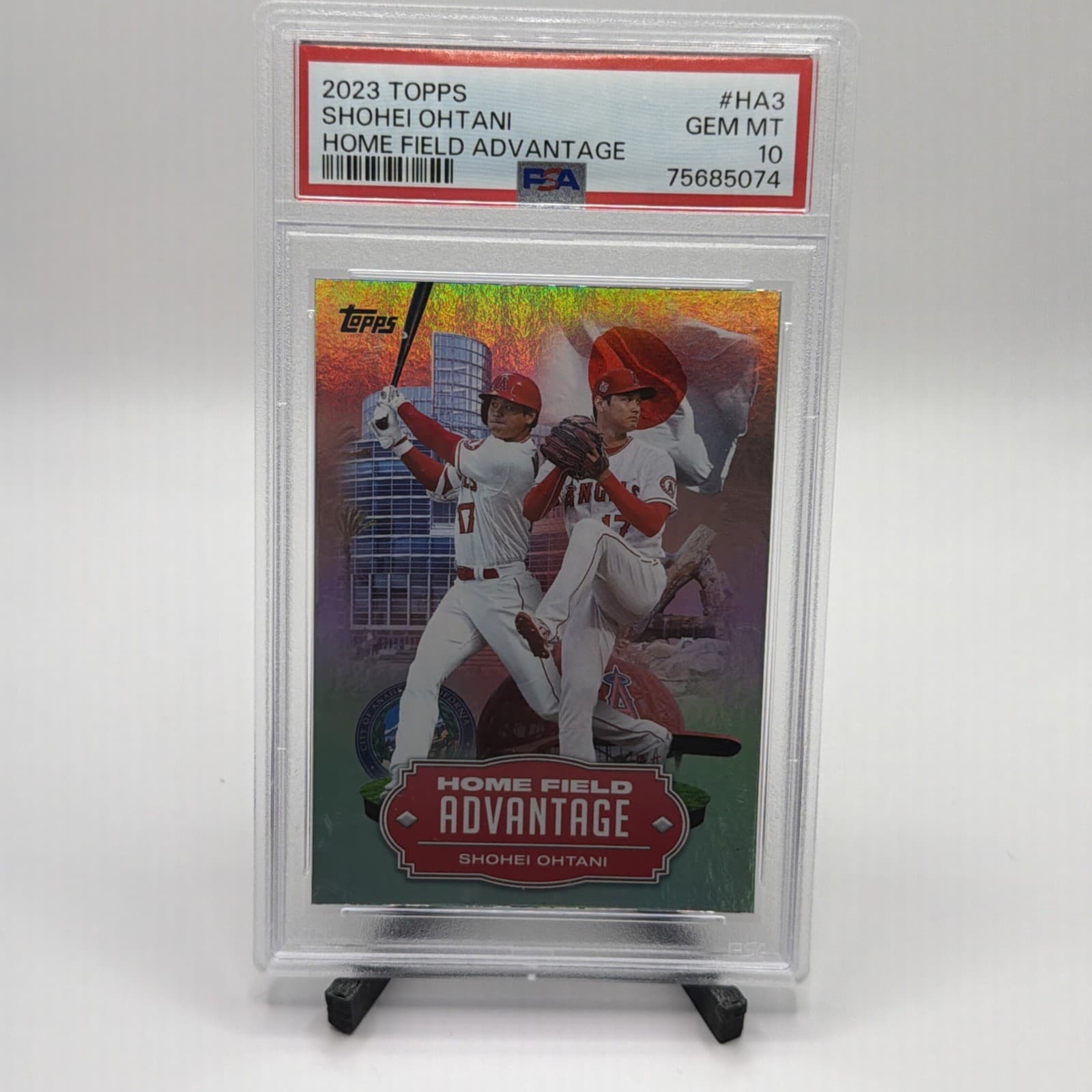 2023 Topps Series 1 - Home Field Advantage Shohei Ohtani #HA-3 PSA 10