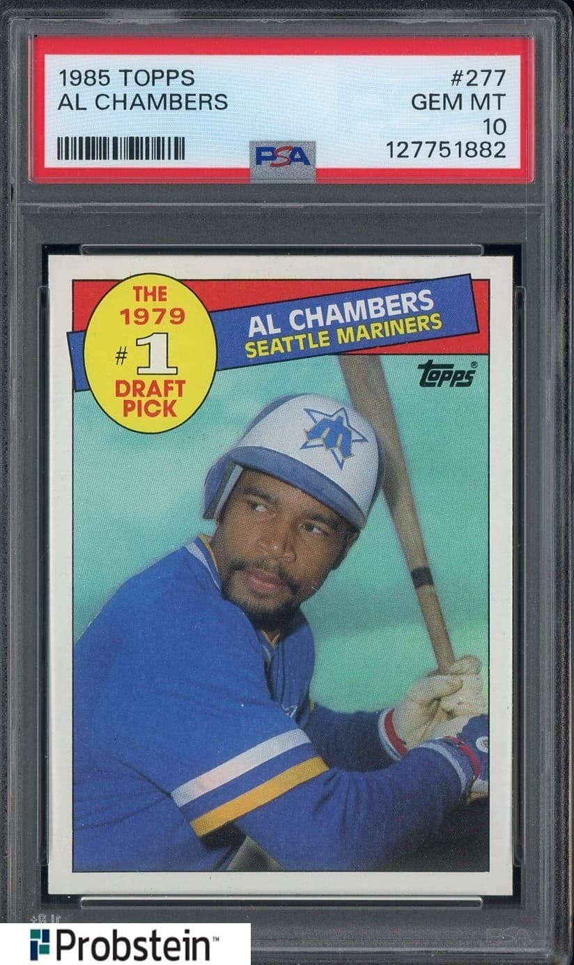 1985 Topps #277 Al Chambers Seattle Mariners PSA 10 GEM MINT