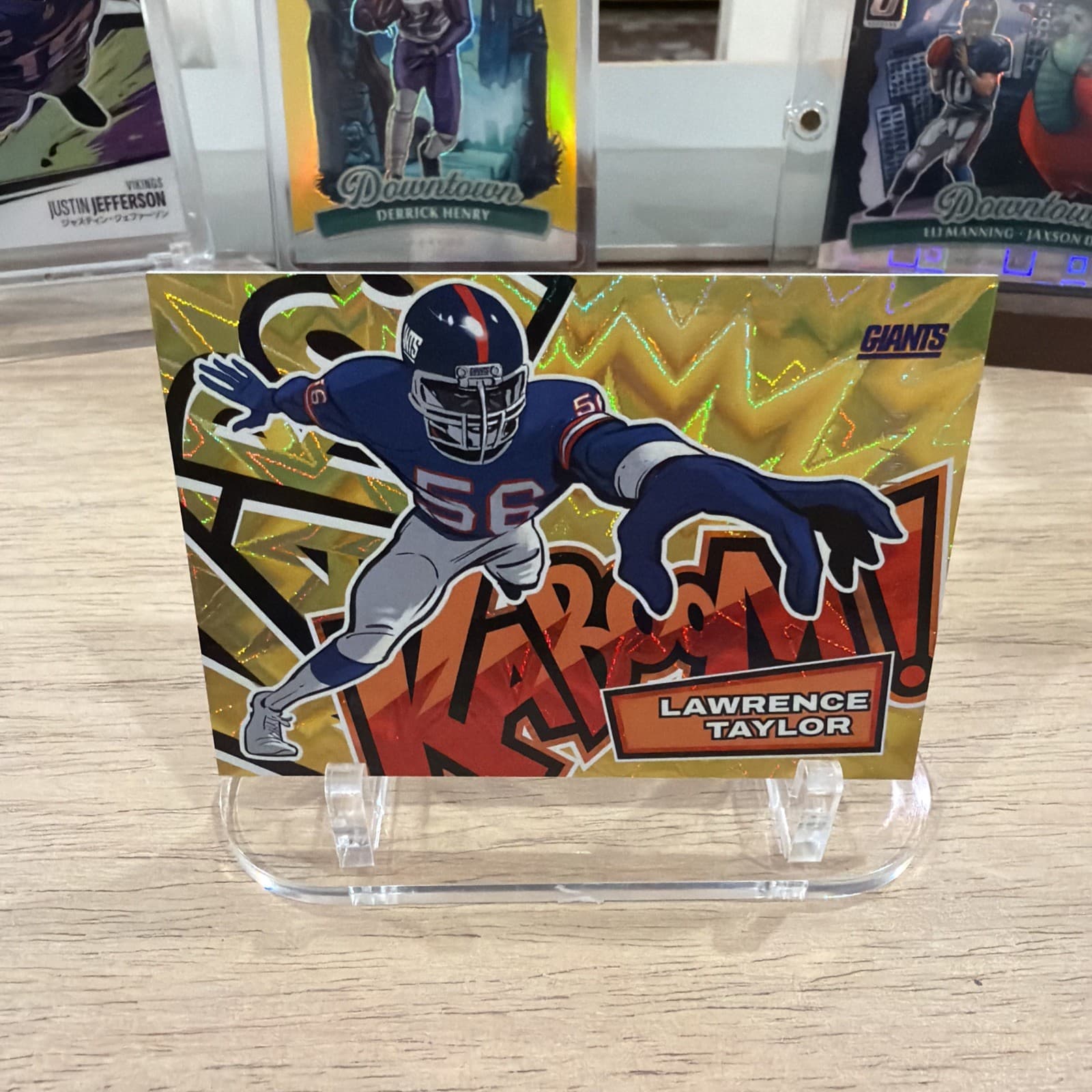 2025 Panini Absolute - Kaboom! Vertical Lawrence Taylor #26 Gold 10/10 CLEAN