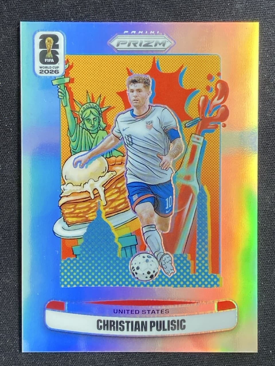 Christian Pulisic 2026 Panini Prizm Fifa World Cup National Landmarks SSP #21 -K