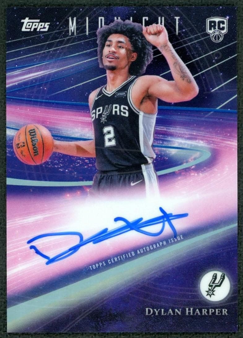2025-26 Topps Midnight Dylan Harper Rookie Horizon Signatures Auto #RHS-DH