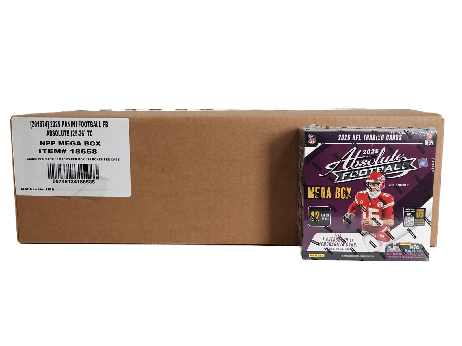 2025 Panini Absolute Football Mega 20-Box Case