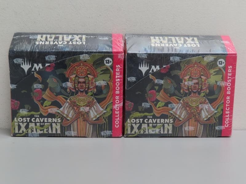 (2) Lot 2023 Magic the Gathering Lost Caverns of Ixalan Collector Booster Box