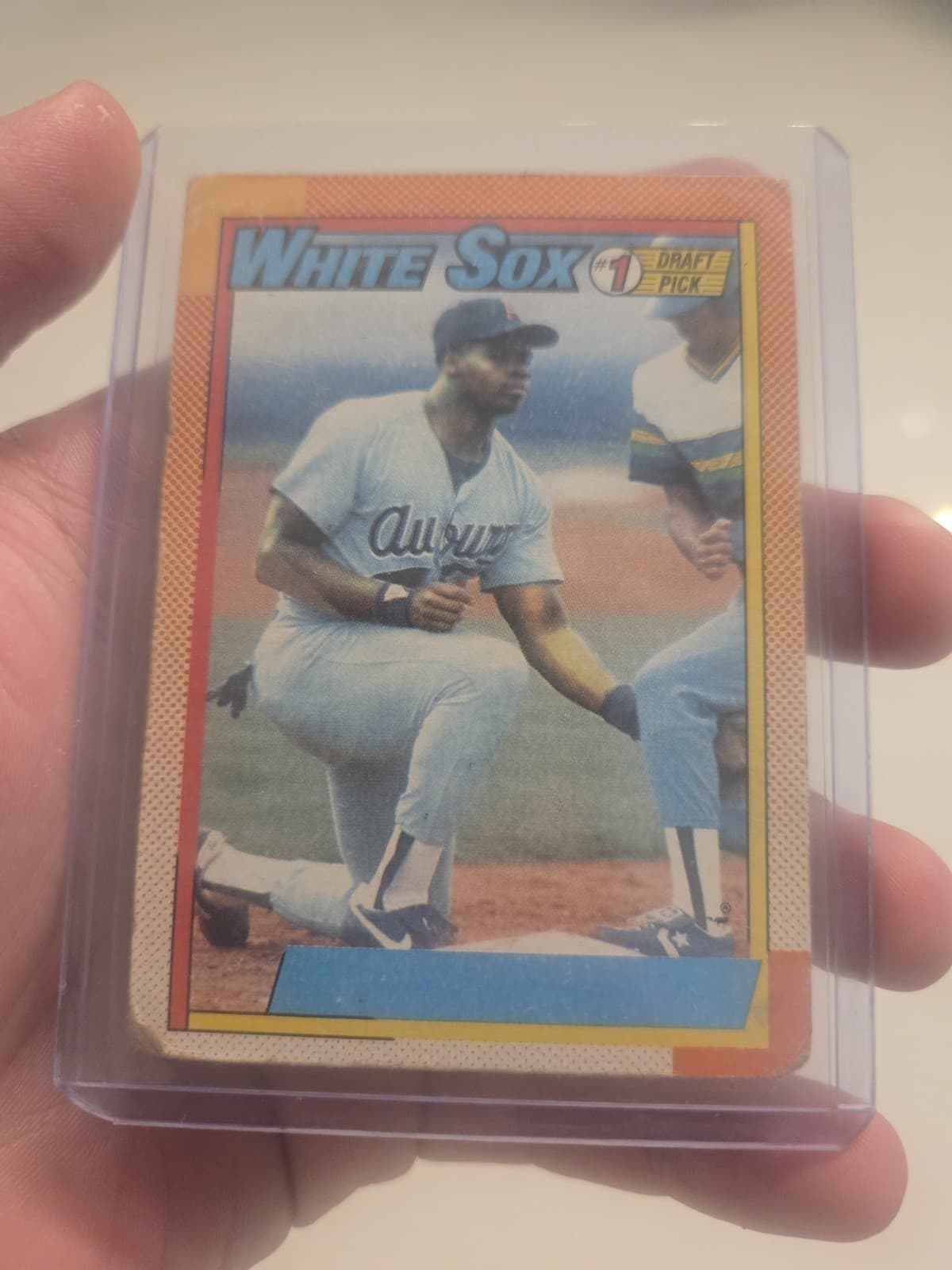 1990 Topps - Frank Thomas NO NAME ON FRONT ERROR