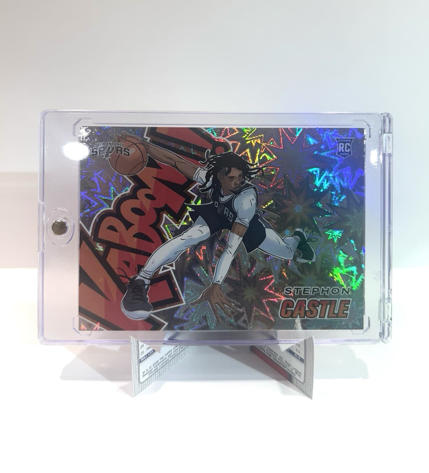 Panini Revolution Kaboom! Rookie Stephon Castle #19 Spurs Basketball 2024-25