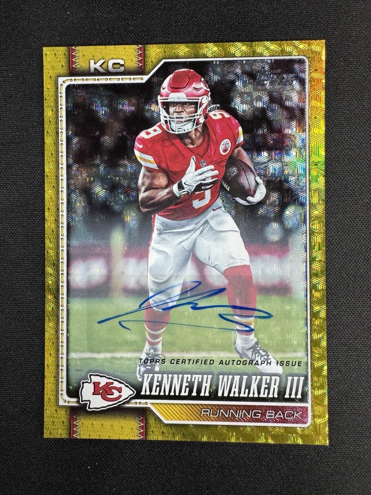 2026 Topps - Kenneth Walker III 1/1 Auto - Chiefs MVPð¥ð¥ð¥ Mint 1/1 Auto