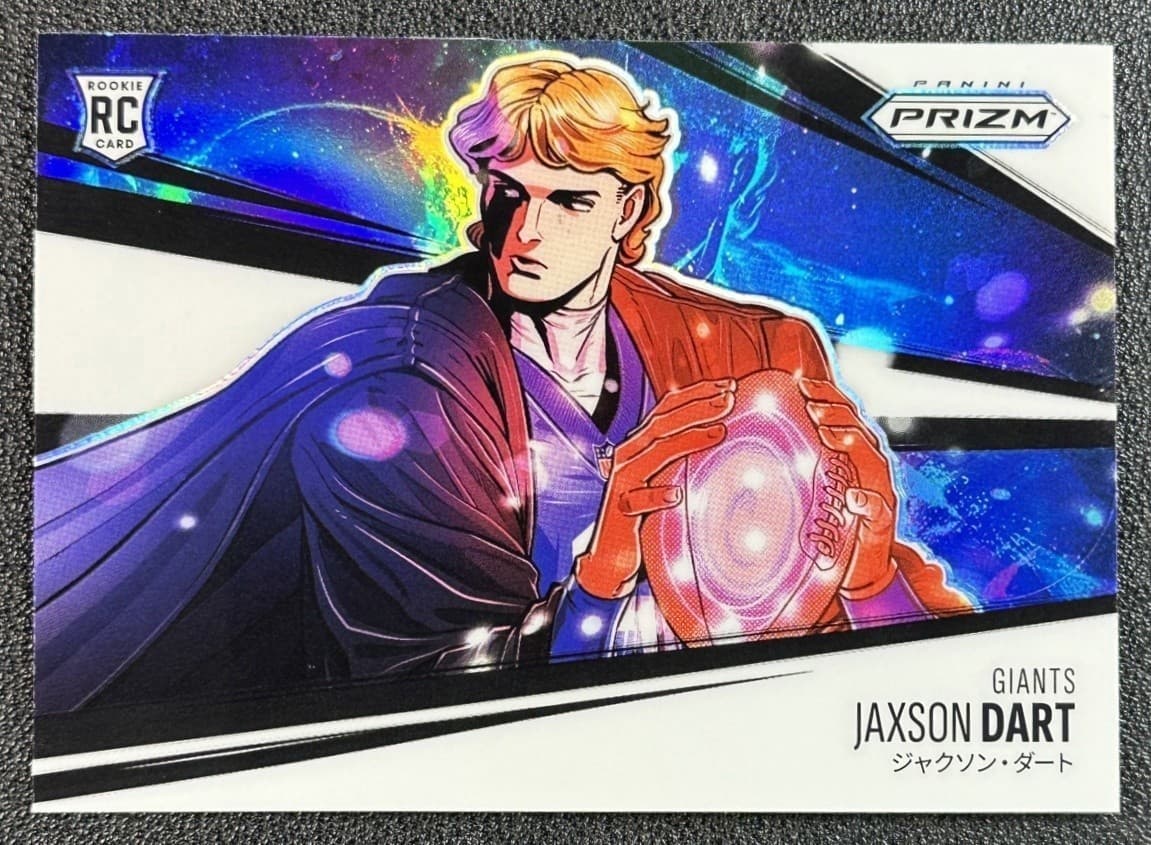 JAXSON DART 2025 PANINI PRIZM #14 ROOKIE MANGA HORIZONTAL STAR WARS SSP GIANTS#