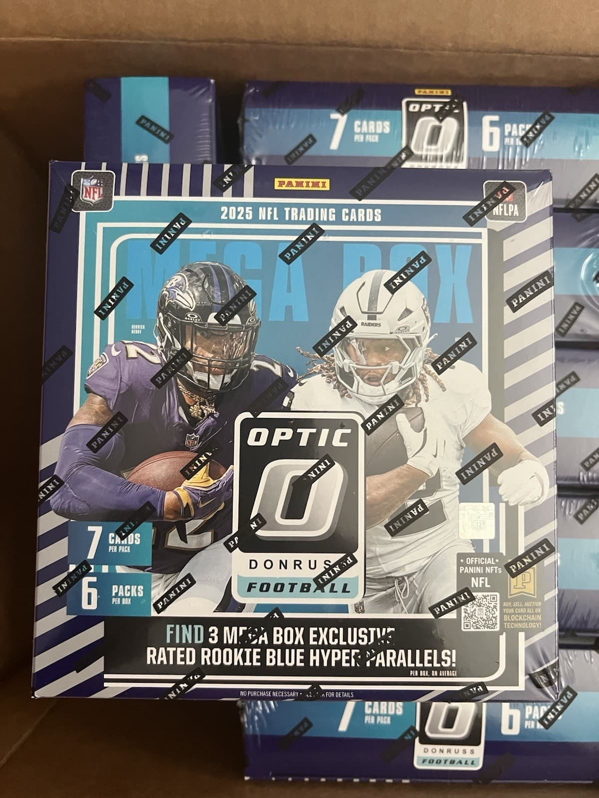 2025 Panini Donruss Optic NFL Football Factory Sealed Mega Boxes Lot Of 7