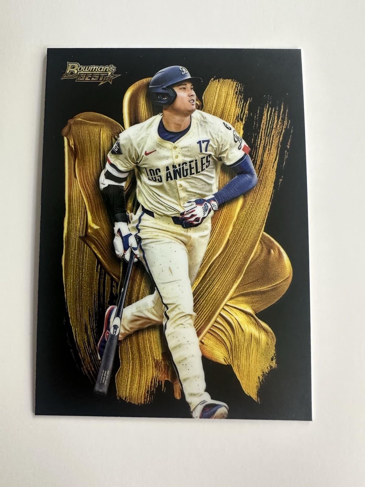 2025 Bowman’s Best Strokes Of Gold Shohei Ohtani SSP Dodgers