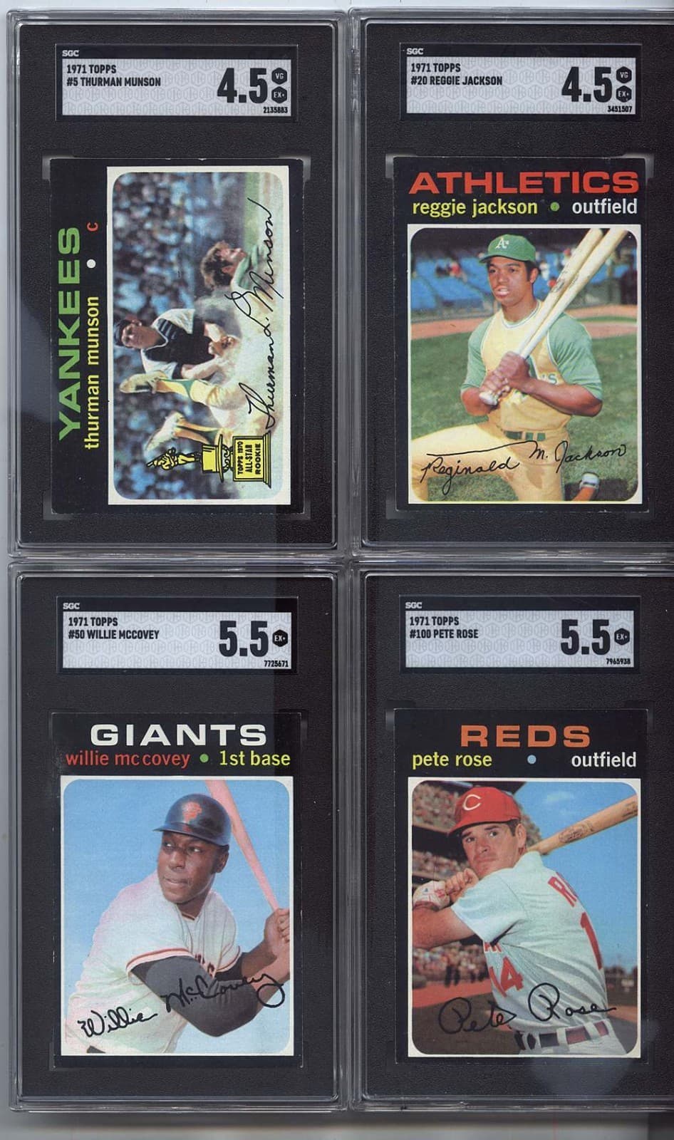 1971 Topps Baseball Complete Set (752) 51 Sgc Graded