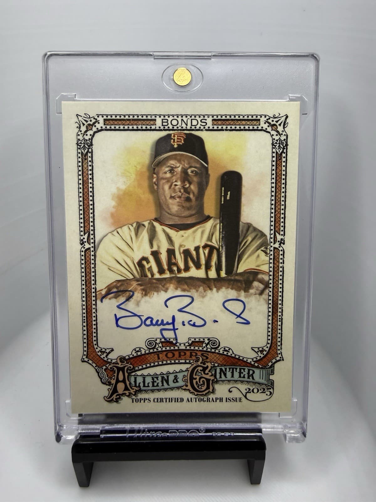 2025 Topps Allen & Ginter - Full Size Autographs Barry Bonds #A-BB (AU)