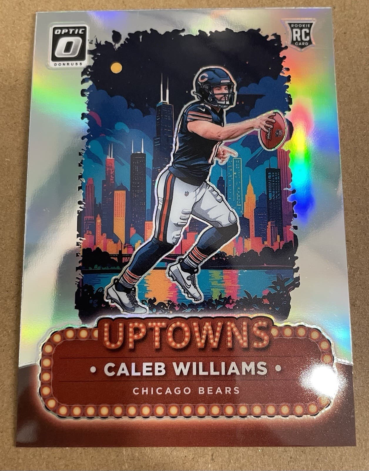 Caleb Williams RC 2024 Panini Donruss Optic Uptowns Chicago Bears SSP