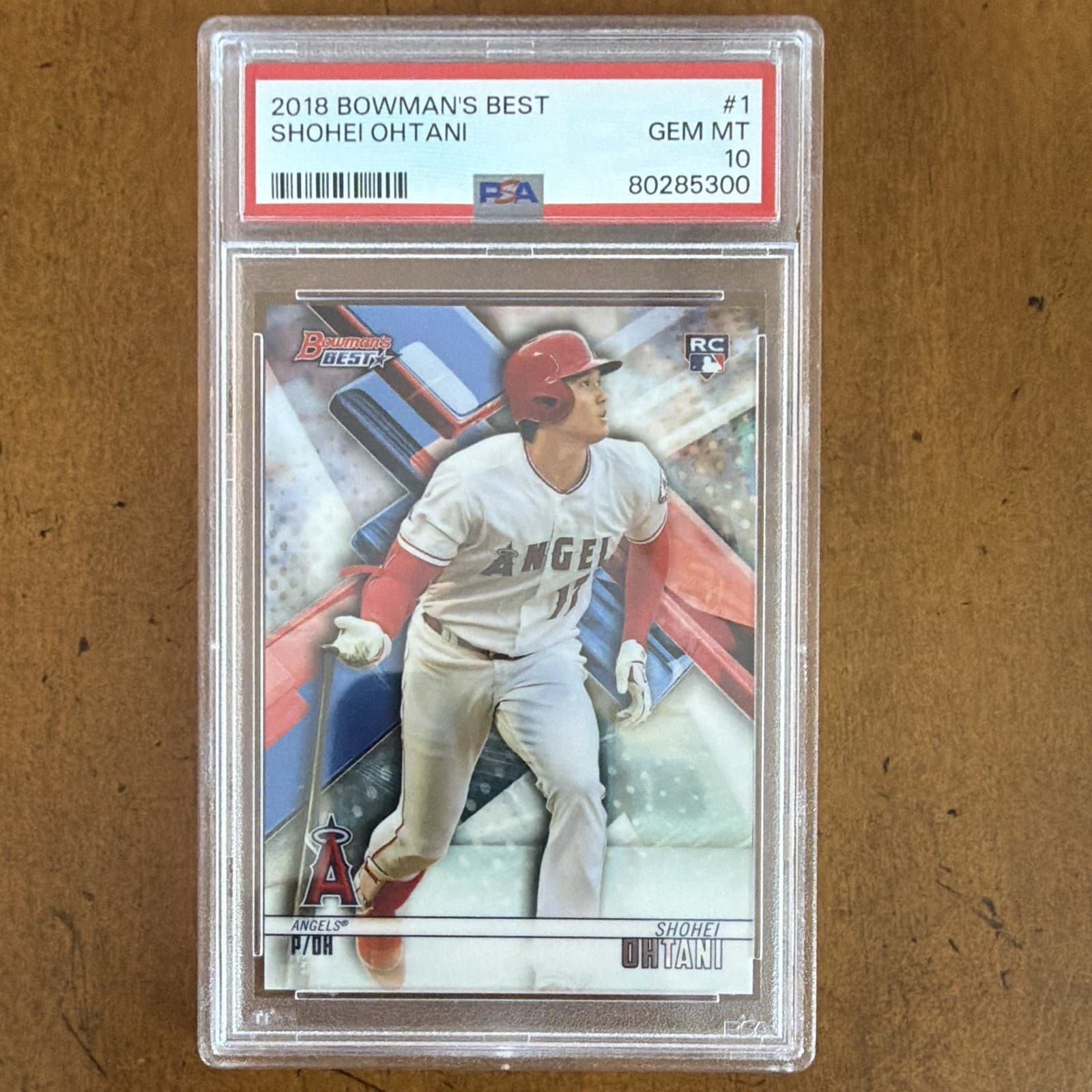 Bowman’s Best 2018 Shohei Ohtani RC #1 Los Angeles Angels PSA 10 Gem Mint