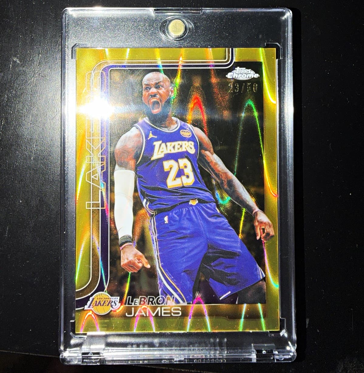Topps 2025-26 Chrome LeBron James Lakers 23/50 Basketball EBAY 1/1
