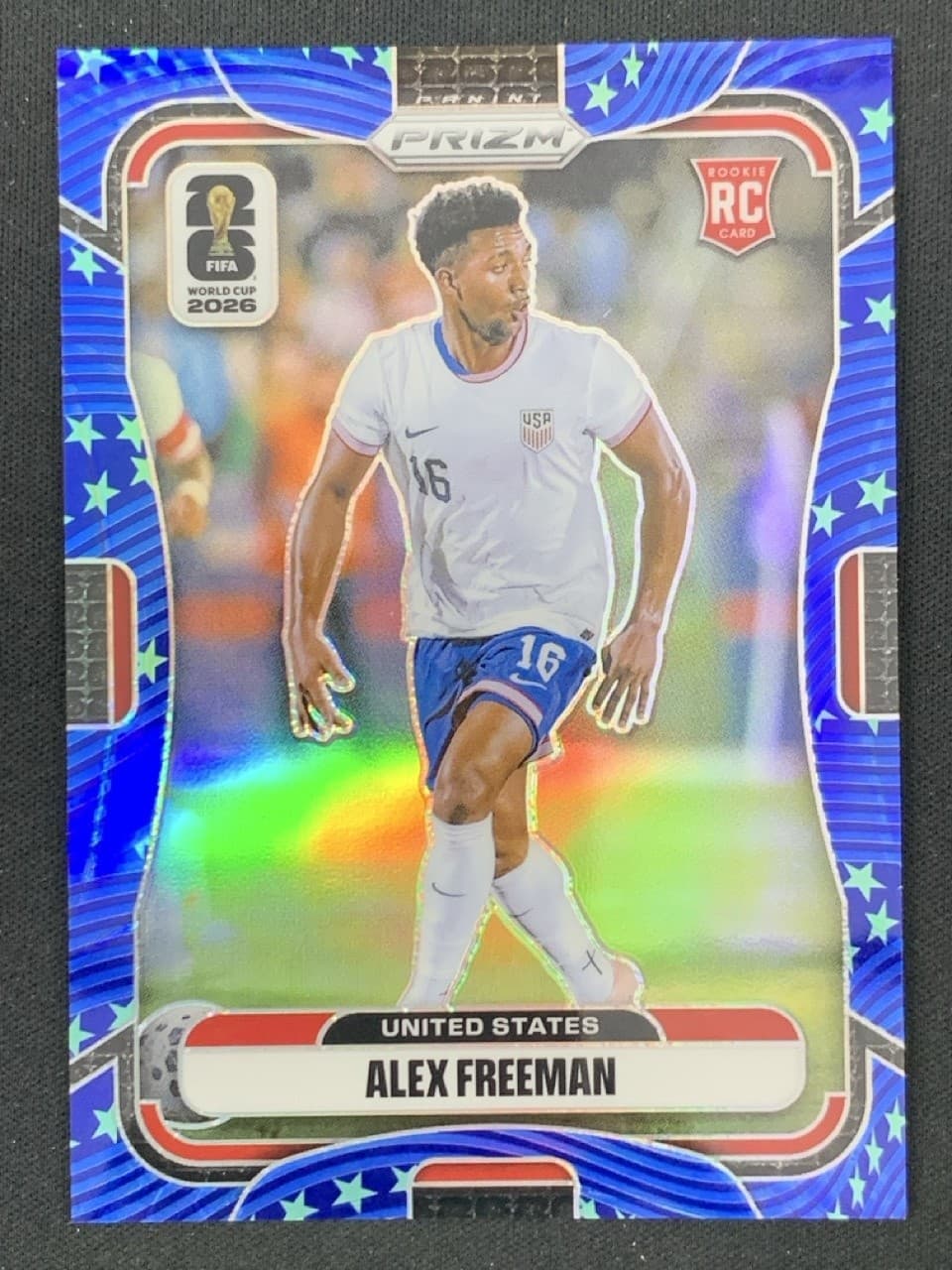 Alex Freeman 2026 Panini Prizm FIFA World Cup Old Glory Base RC /94 #433