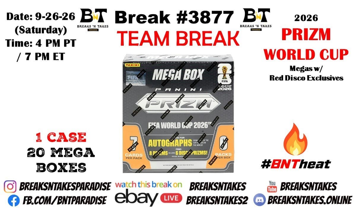 ARGENTINA 2026 Panini Prizm FIFA World Cup Soccer Mega CASE Break #3877